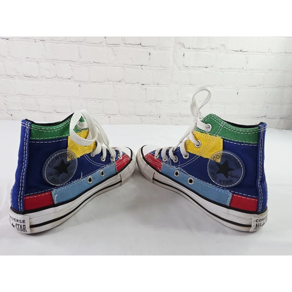Converse Chuck Taylor All Star Hi Top Sneaker Colorful Patchwork Kids 13